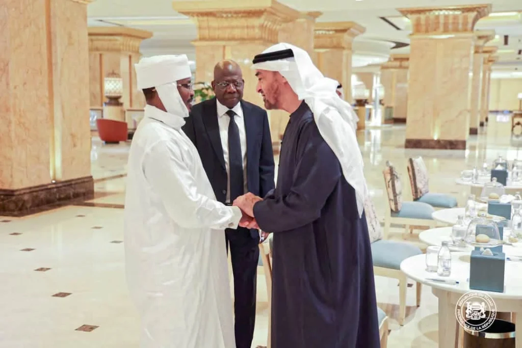 Chad and the United Arab Emirates Strengthen Their Strategic Cooperation in Abu Dhabi Marshal Mahamat Idriss Deby Itno with the Emirati leadership during his official visit to Abu Dhabi