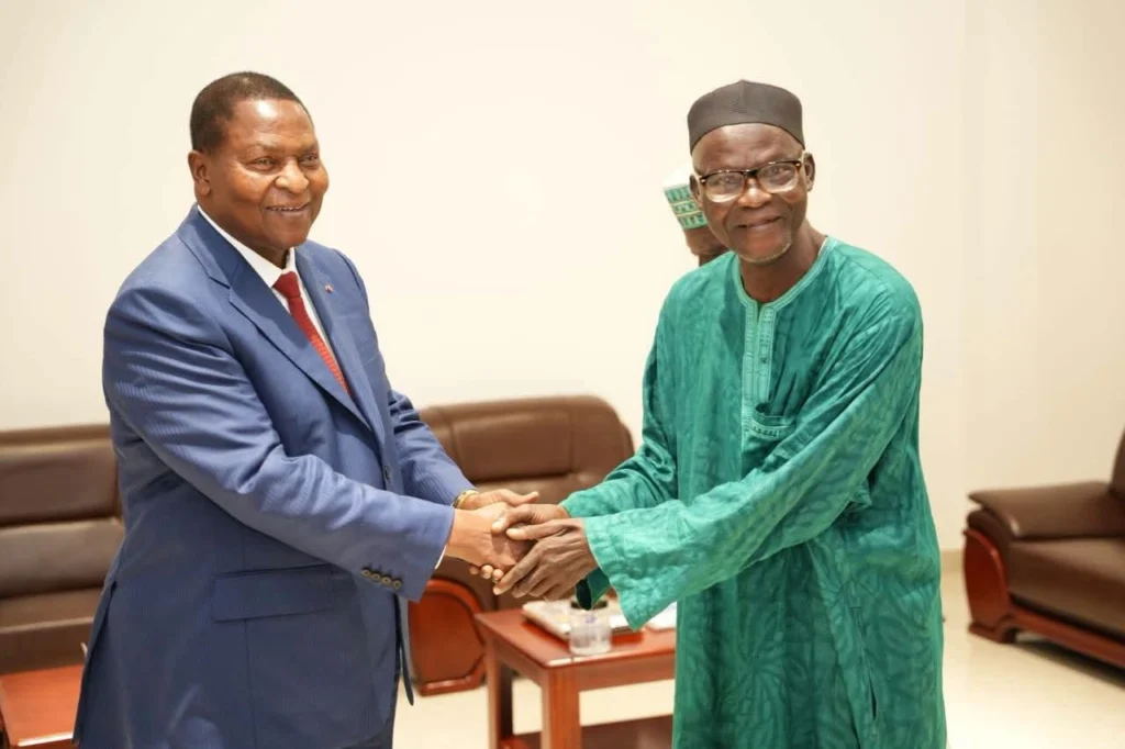 President Touadéra meets Muslim leaders after the Amdafok attack