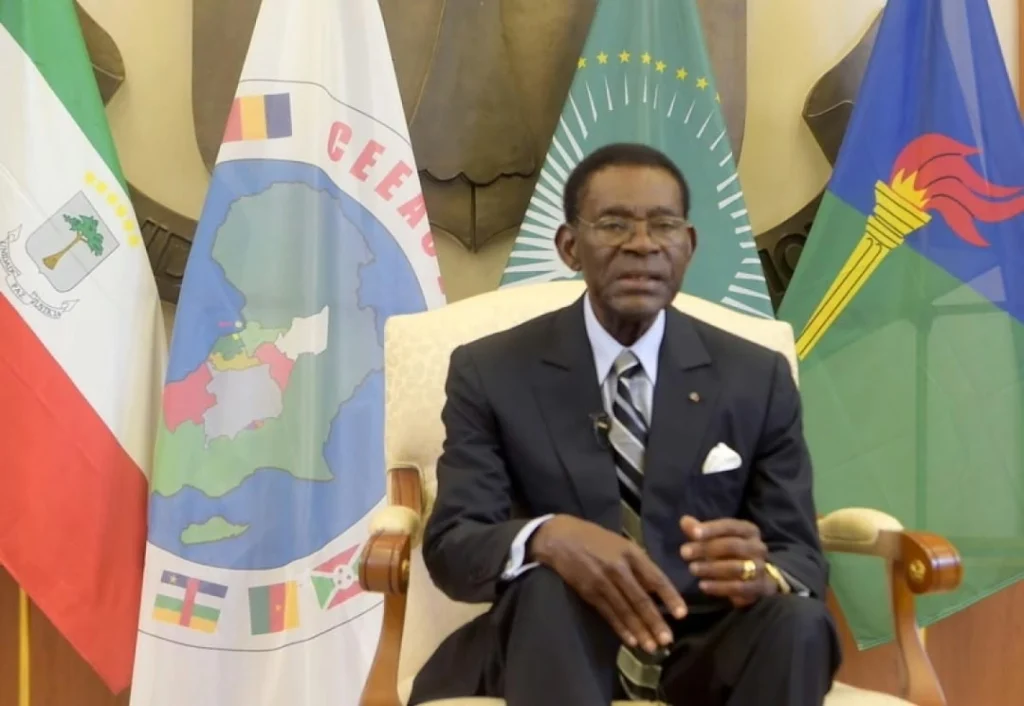 Obiang Nguema Mbasogo, president en exercice de la CEEAC