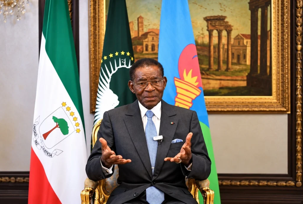 Obiang Nguema Mbasogo, president en exercice de la CEEAC